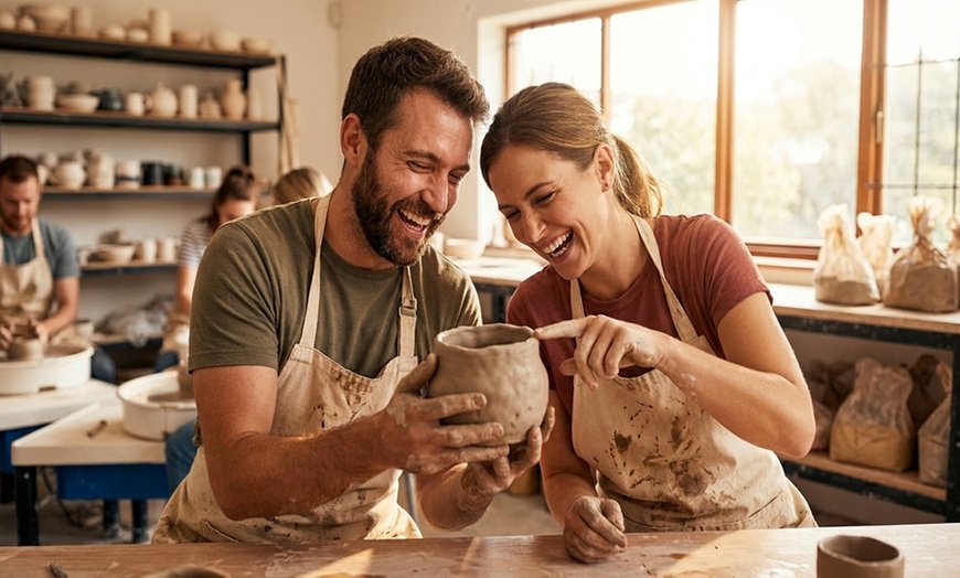 Image 3: Learn pottery skills with Weeknight Wheel Throwing Class for 1 