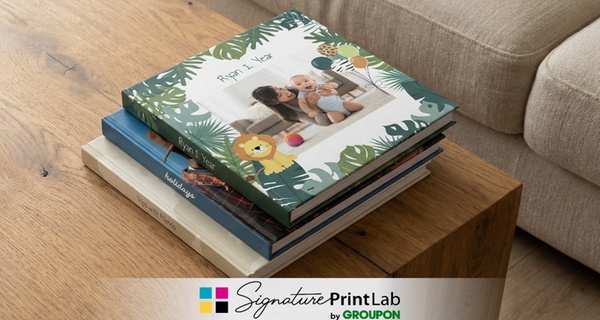 Set Custom Hardcover Photo Books | SignaturePrintLab by GROUPON