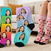 Image 3: Custom Photo Socks from Justyling — Perfect Graduation Gift (Up to 81% Off)