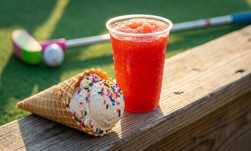 Image 4: 18 Holes of Mini-Golf at Magoo's Ice Cream with a Treat