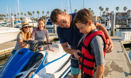 1 Hour JetSki experience of SEA DOO W /Bluetooth (Holds Up to 3 Passengers) - Cali Skis Jetski Rentals