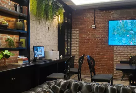 Business center and meeting rooms