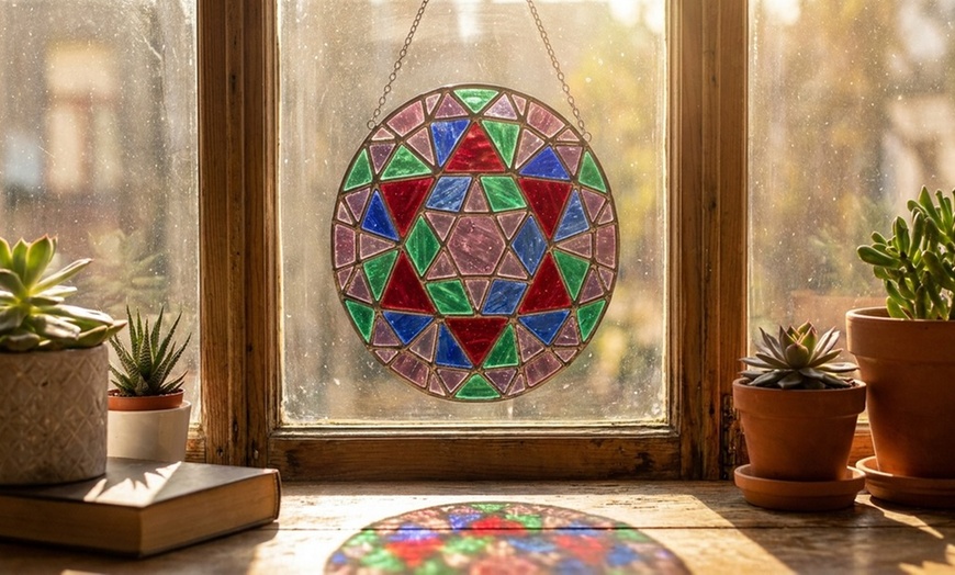 Image 4: Create Your Own Stained Glass Sun Catcher – 2-Hour Intro Workshop!