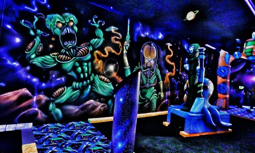 Image 5: Enjoy Moonwalk Mini Golf with Friends or Family