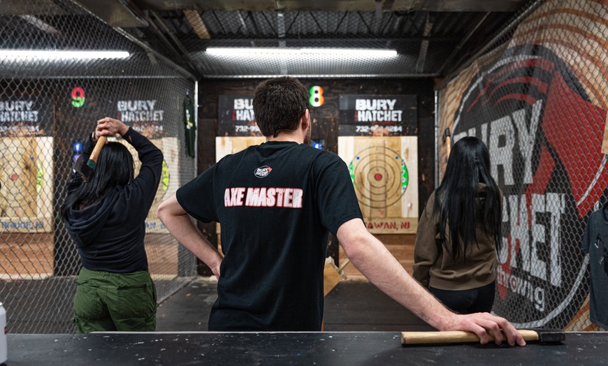 Image 5: Axe Throwing in Private Lane at Bury The Hatchet- Cherry Hill 