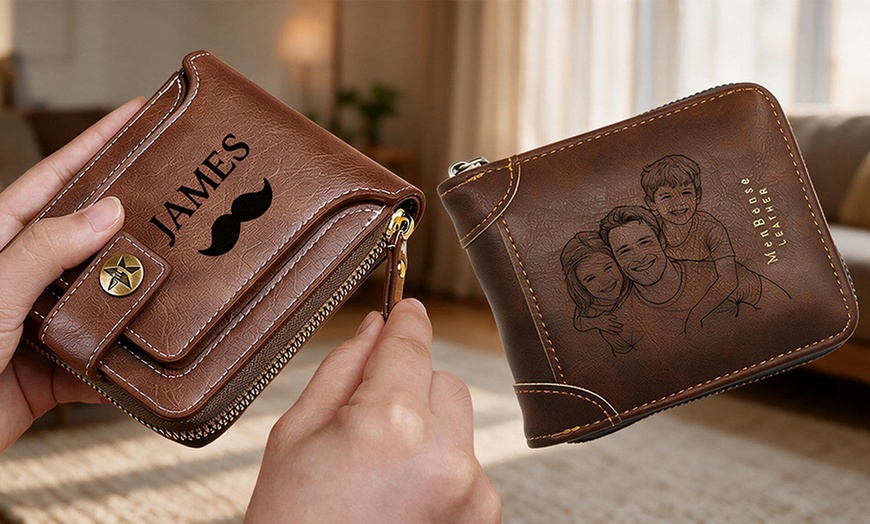 Image 3: Give a Personalized Wallet: Trendy, Timeless, and Full of Heart!