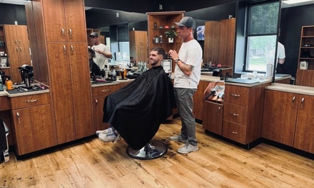 Men's Haircut with Neck Shave - Obsidian Barbers