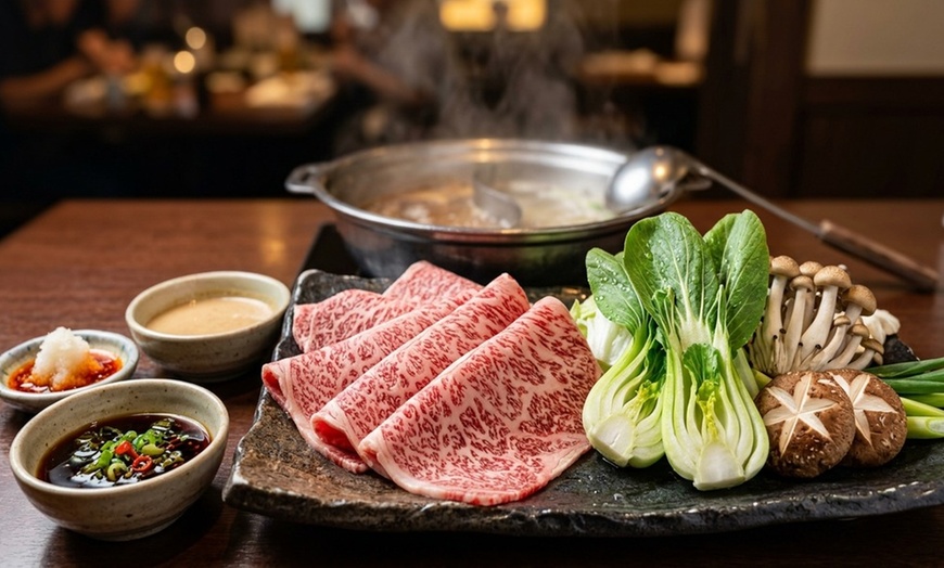 Image 3: Premium All-You-Can-Eat Hot Pot with Wagyu Beef & Homemade Sauces
