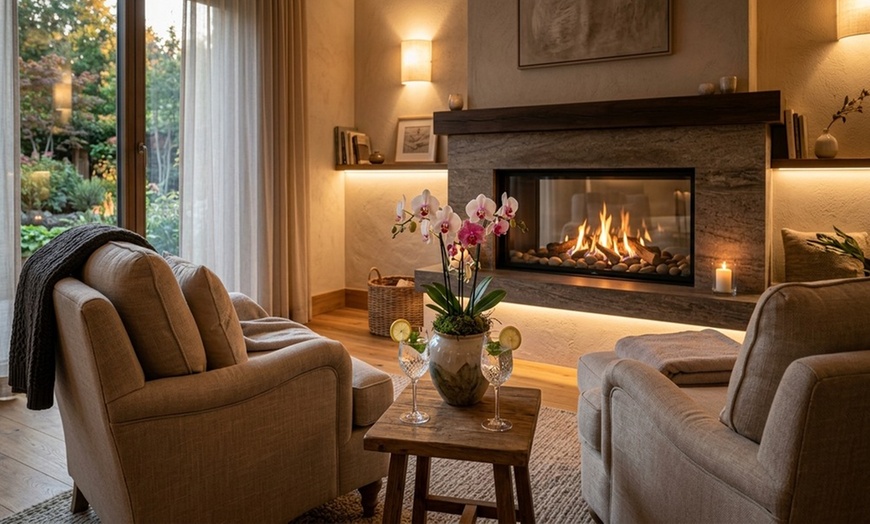 Image 8: 60-Minute Fireside Couples Massage with Aromatherapy: Unwind Together
