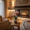 Image 8: 60-Minute Fireside Couples Massage with Aromatherapy: Unwind Together