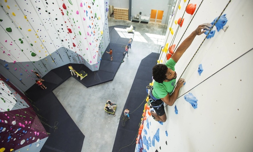 Image 3: Indoor Rock Climbing Day Pass for 1 or 2 with Shoe Rental