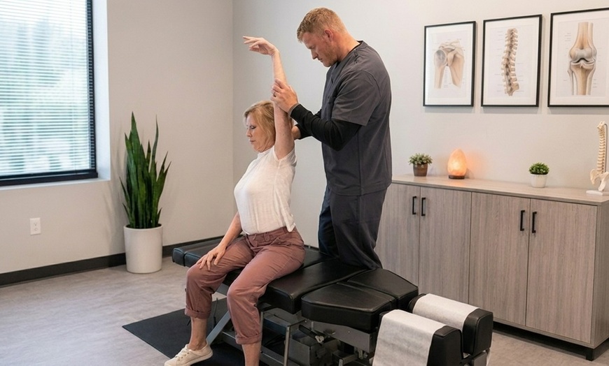 Image 2: Three Massages and Complete Chiropractic Posture Evaluation