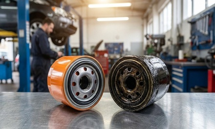 One Synthetic Blend Oil Change with Filter Replacement - Invictus Tires Service Center