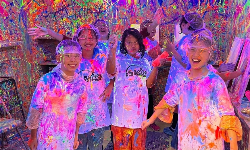 Image 5: Creative Paint Splattering Fun, Essential Materials Included