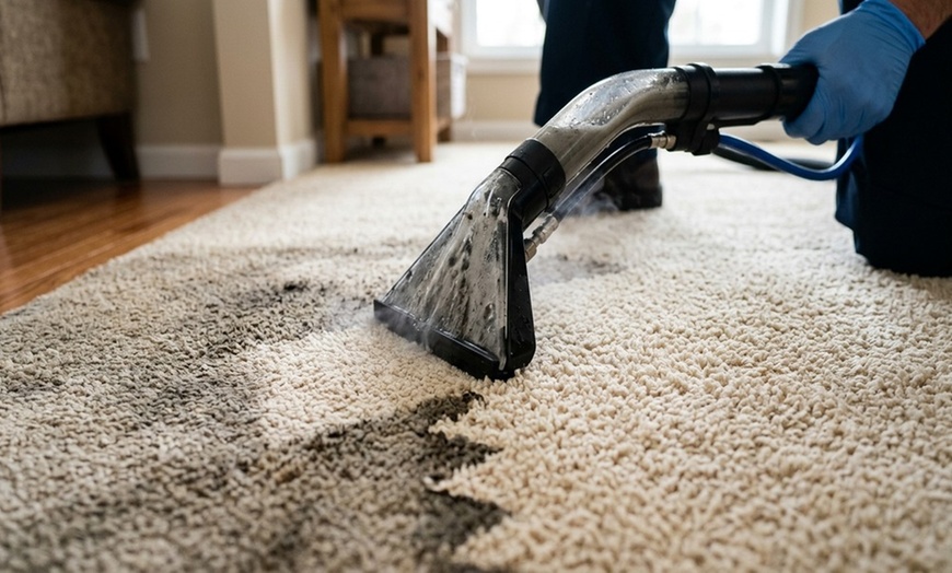 Image 7: Carpet cleaning for up to 5 rooms or upholstery care