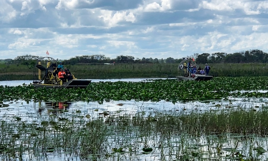 Image 3: Step Into Adventure on a 60-Minute Swamp Expedition or 90-Minute Gator Exploration Airboat Tour (Up to 20% Off)