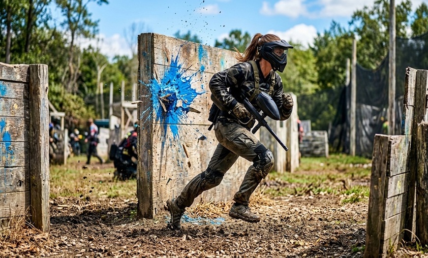 Image 2: All-Day Paintball Experience for Groups of Six or Twelve