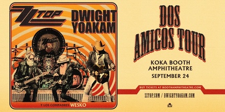 ZZ Top & Dwight Yoakam at Koka Booth Amphitheatre on September 24, 2026 - Koka Booth Amphitheatre - Cary, NC