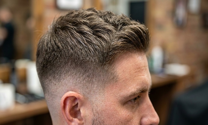 Image 3: Men's Haircuts, Fades, Bleach & Tone, & Braids for a Refined Look