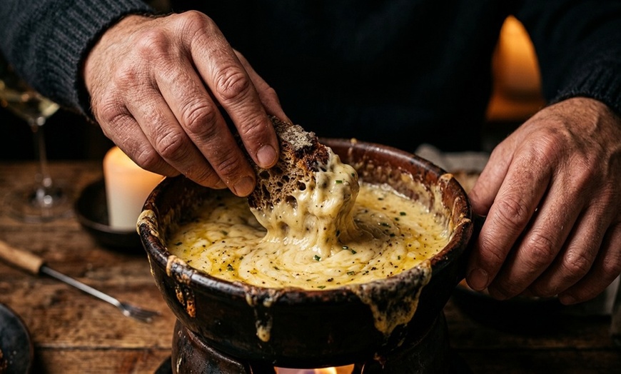 Image 2: 90-Minute French Fondue Experience for Two with Cheese & Chocolate