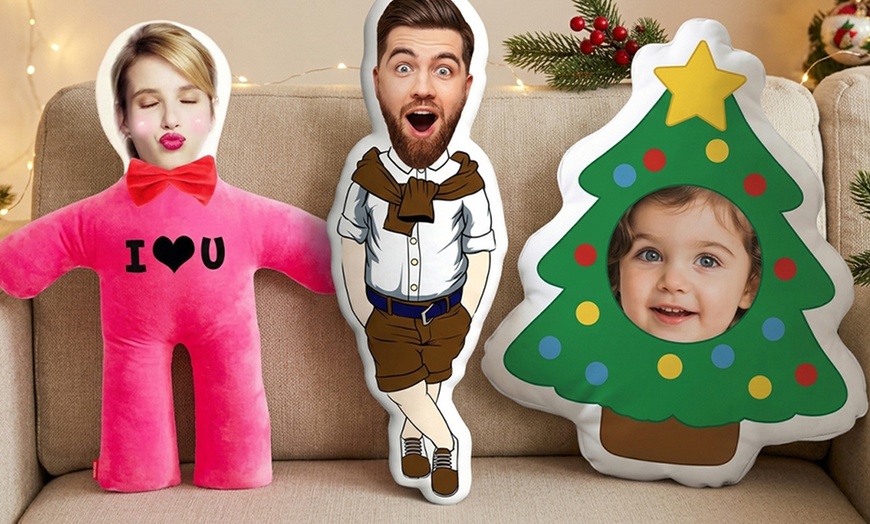 Image 9: Up to 81% Off Personalized Face Pillows from Justyling