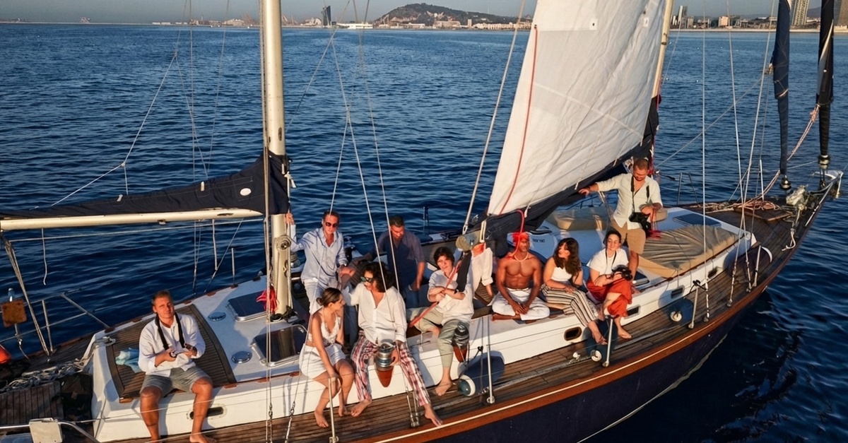 Paseo y fiesta en barco en Tarragona para hasta 8 personas