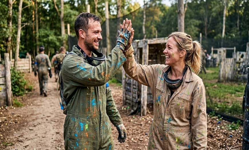 Image 8: Experience Thrilling Paintball Packages for One, Two, Four, or Ten Players
