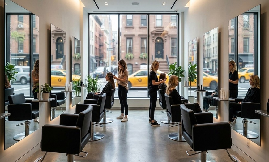Image 2: Get Silky Hair with Keratin Straightening Treatment & Optional Haircut