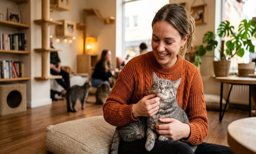 Image 3: Enjoy a Cozy Cat Lounge: One-Hour Admission in Farmington Hills