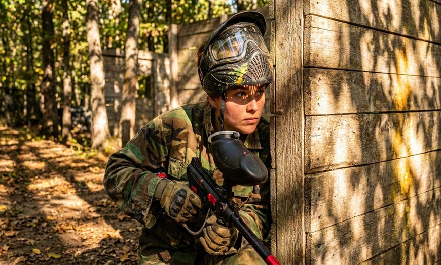 Image 7: Paintball Park Admission with Gear from Paintball Tickets 