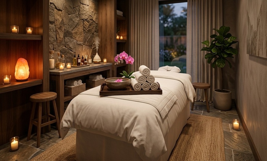 Image 2: 90 Min Swedish/Deep Tissue/Thai Massage for 1-2 +Add-On+Hot Towels&Tea