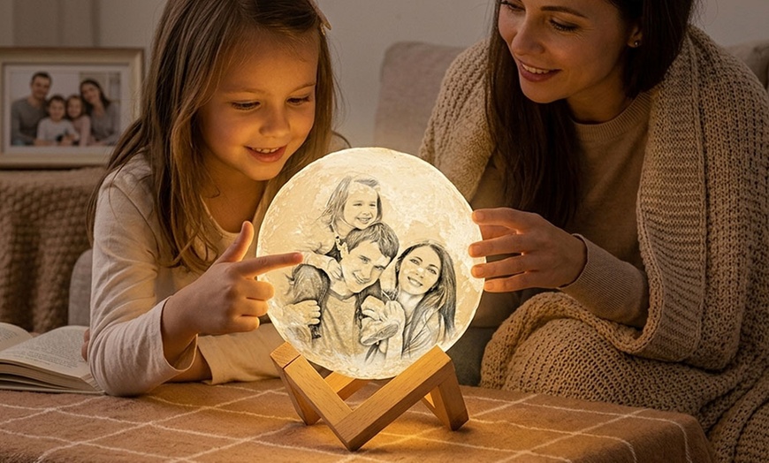Image 7: 86% Off Personalized Moon Lamp from Justyling