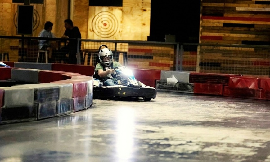 Image 4: High-Speed Electric Indoor Go-Karting for Family Fun & Thrilling Races