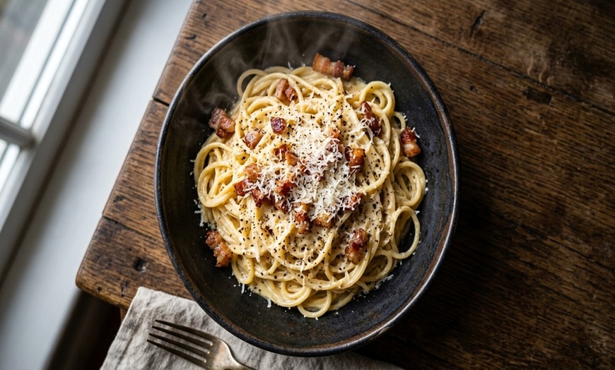 Image 5: Italian cuisine in a cozy villa setting surrounded by greenery