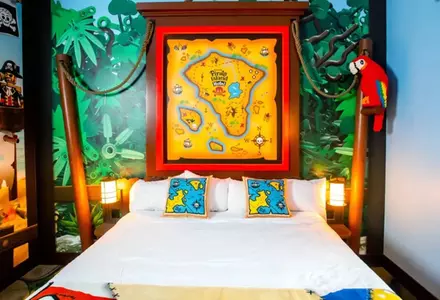 Pirate-Themed Room at LEGOLAND Pirate Island Hotel