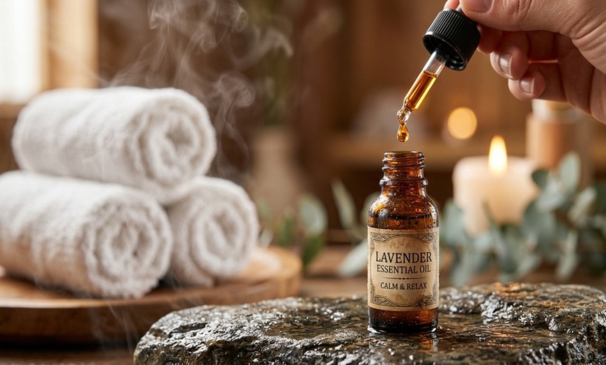 Image 4:  Swedish or Deep Tissue Massage w/ Hot Towels, Essential Oil & More 