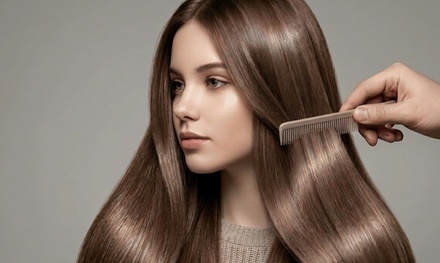 One Haircut with Shampoo, and Styling - Blessing salon And spa
