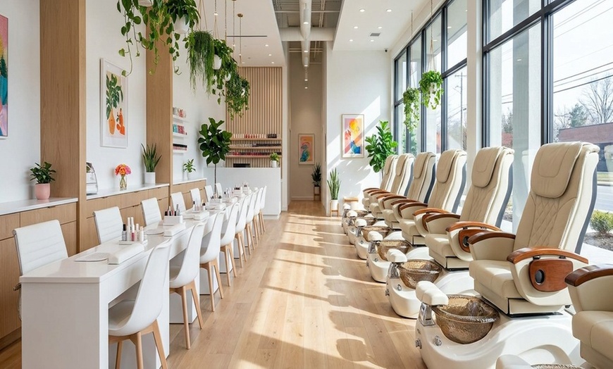 Image 2: Up to 57% Off on Nail Salon - Mani-Pedi at Kristofer