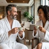 Image 4: 60-Min Couples Swedish Massage, Collagen Hand & Foot Masks, & Facial 
