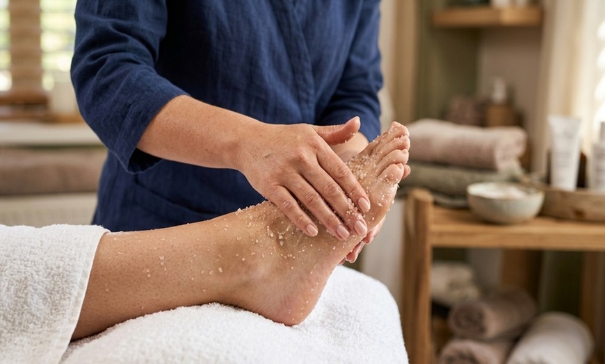 Image 7: Relax with 60-Min Foot Deluxe Massage, Combo or Couple Massage with Hot Stones, Foot Scrub & Foot Soak Up to 30% Off