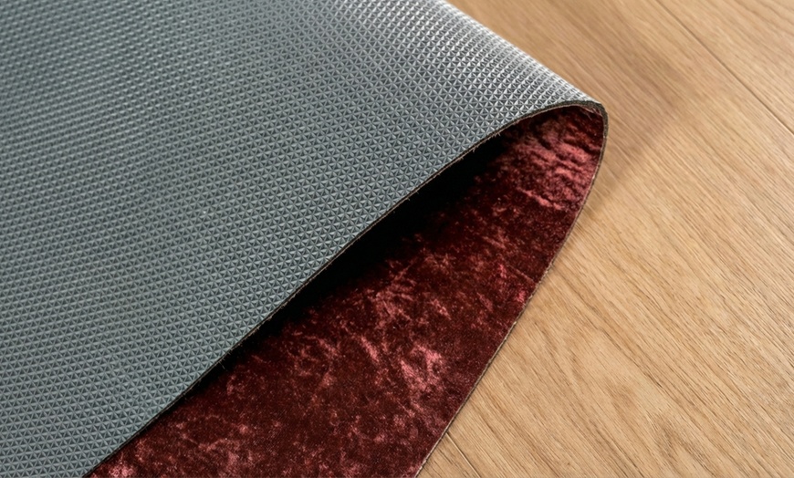 Image 4: Tapis de cuisine en polyester effet velours
