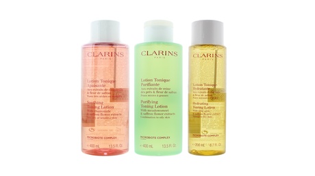 Clarins Clarins Very Dry,Sensitive Skin Soothing Toning Lotion 400ml, Violet