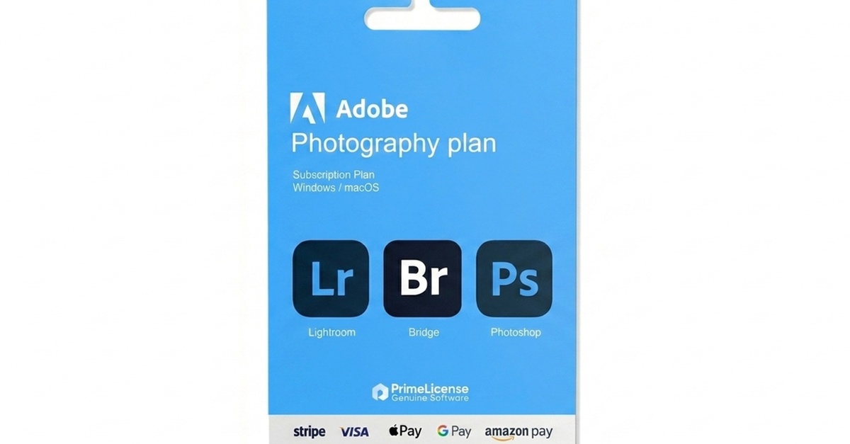 Licencia de Adobe Creative Cloud con plan de fotografía en Tarragona