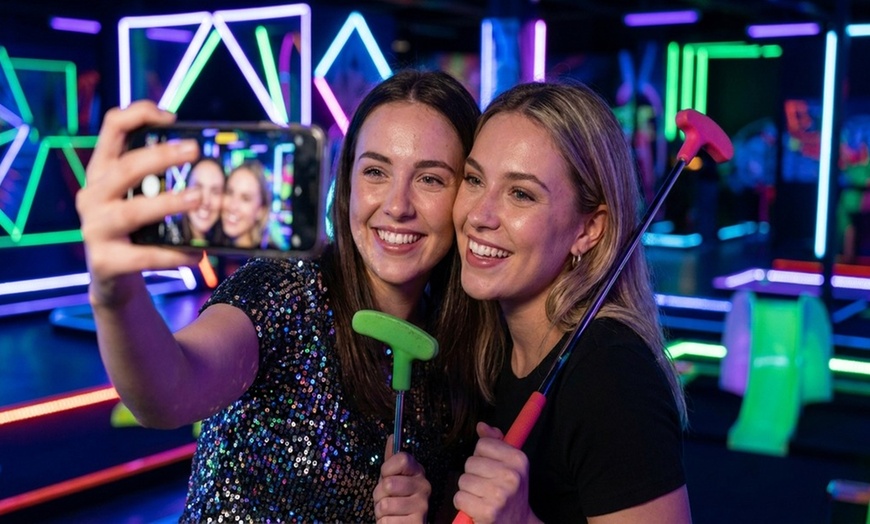 Image 6: Puttshack Mini Golf Deals & Discounts - Tech Golf for 2 or 4