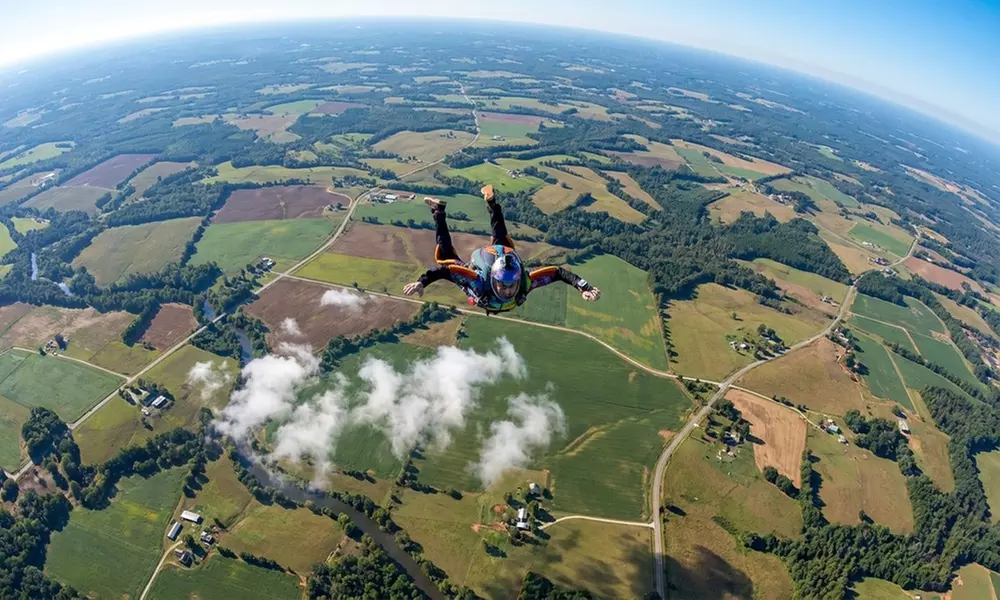 Exhilarating Tandem Skydive with Ecxiting View Await with Jump Georgia