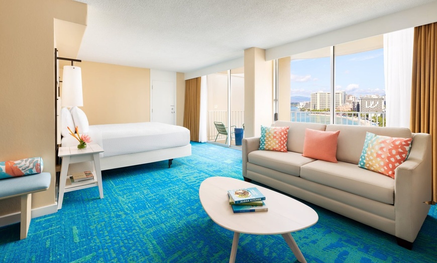 Image 38: Waikiki Beachfront Hotel with Daily Beach Credits