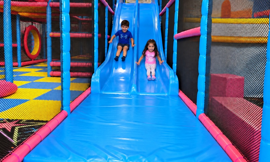 Image 2: Admission for One to Indoor Playground with Sandbox, Slides, and More
