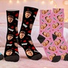 Image 7: Custom Photo Socks from Justyling — Perfect Graduation Gift (Up to 81% Off)