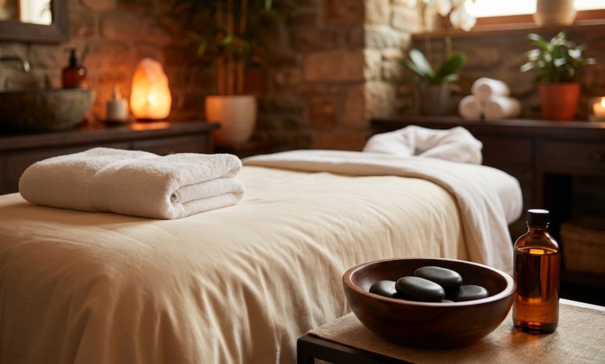 Image 2: Swedish, Shiatsu, or Lymphatic Massage w/ Hot Towels and Aromatherapy