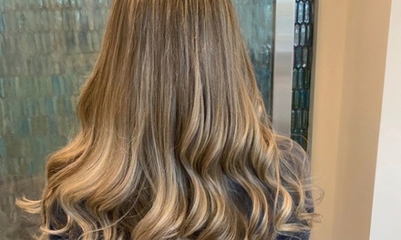 Full-head Beaded Sew-In Install with Blending Haircut and Style - Mantra Beauty
